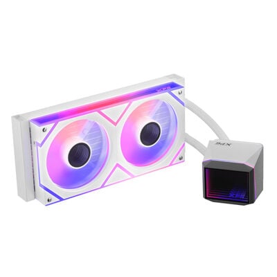 ADATA  LEVANTE II 240 オールインワン CPU 水冷クーラー LEVANTEII240-WHCWW (240mm ホワイト) 
