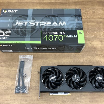 【宇都宮鶴田店】中古  Palit NED47TSS19T2-1043J JetStream OC (RTX4070Ti SUPER 16GB) 164254 