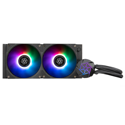 SilverStone  VIDA 240 SLIM  SST-VD240-SLIM (240mm ARGB ブラック) 