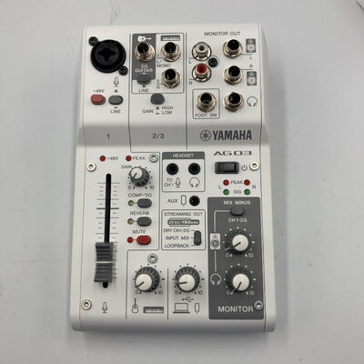 【水戸赤塚店】中古  YAMAHA AG03MK2 W (ﾐｷｼﾝｸﾞｺﾝｿｰﾙ ﾎﾜｲﾄ) 179727 