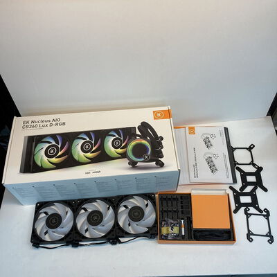 【京都店】中古  EKWB CR360 Lux D-RGB(360mm ARGB 水 BK) 3180006348 