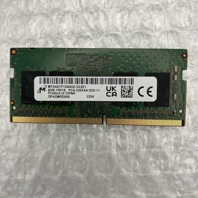 【秋葉原本店】中古  PC4-25600 8GB ノート用(DDR4-3200) 158771 