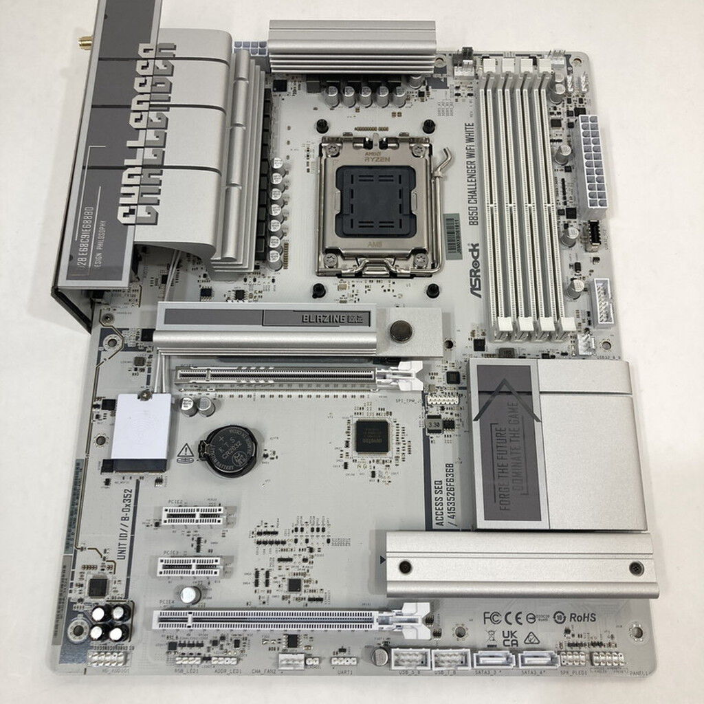 中古 ASRock B850 Challenger WiFi White (B850 AM5 ATX) 3430006216