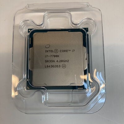 【京都店】中古  INTEL Core i7-7700K (1151/4.20GHz/8M/C4/T8) 133190 