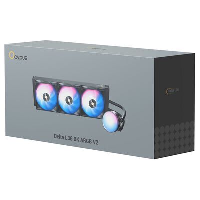 Ocypus  Delta L36 ARGB V2 Delta-L36-BK3AAWNN02X-GL (360mm ARGB ブラック) 
