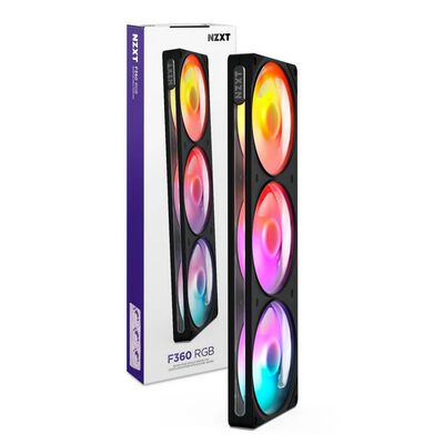 NZXT  F360 RGB V2 Black RF-R236U-BF (360mm ARGB ブラック) 