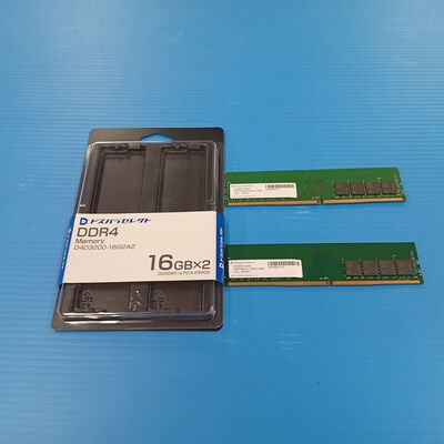 【大須店】中古  ﾄﾞｽﾊﾟﾗｾﾚｸﾄ D4D3200-16G2A2(DDR4 PC4-25600 16GBx2) 3120024026 