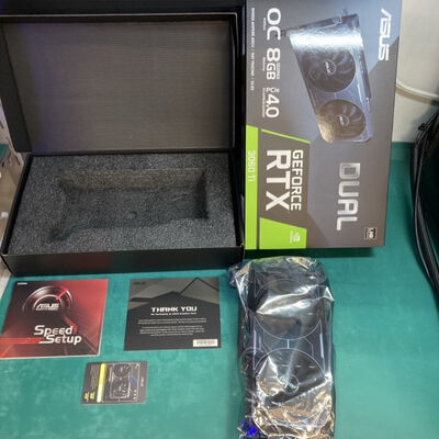 【静岡東瀬名店】中古  ASUS DUAL-RTX3060TI-O8G (RTX3060Ti 8GB) 144185