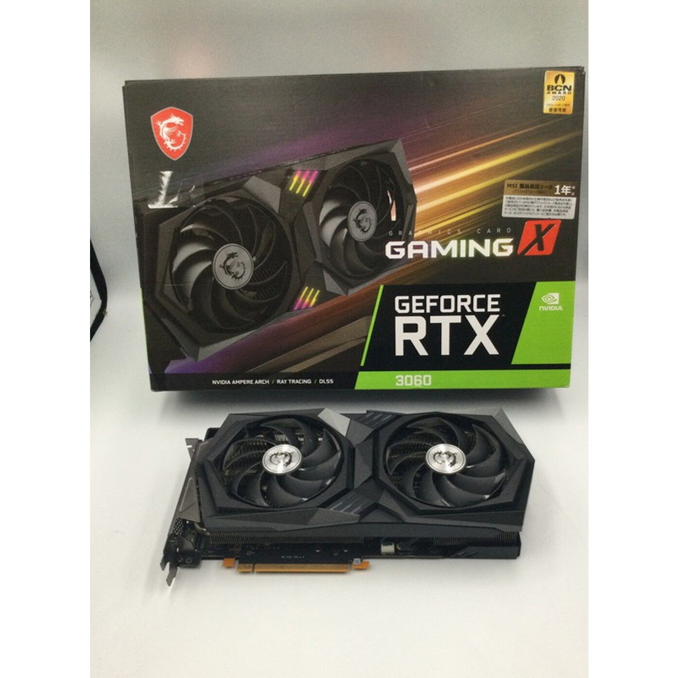 中古 MSI GeForce RTX 3060 GAMING X 12G (RTX3060 12GB) 144776