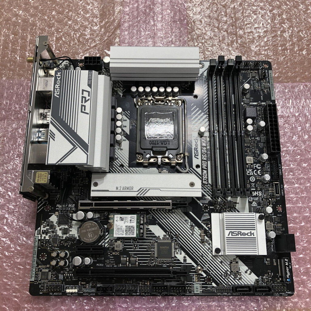 中古 ASRock B760M Pro RS/D4 WiFi (B760 1700 mATX DDR4) 5160000998