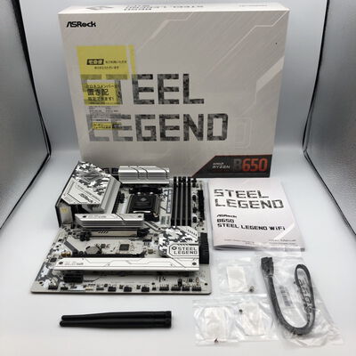 【甲府飯田店】中古  ASRock B650 Steel Legend WiFi (B650 AM5 ATX) 4720002980 