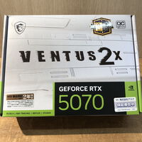 中古  MSI GeForce RTX 5070 12G VENTUS 2X OC WHITE 4740001165 