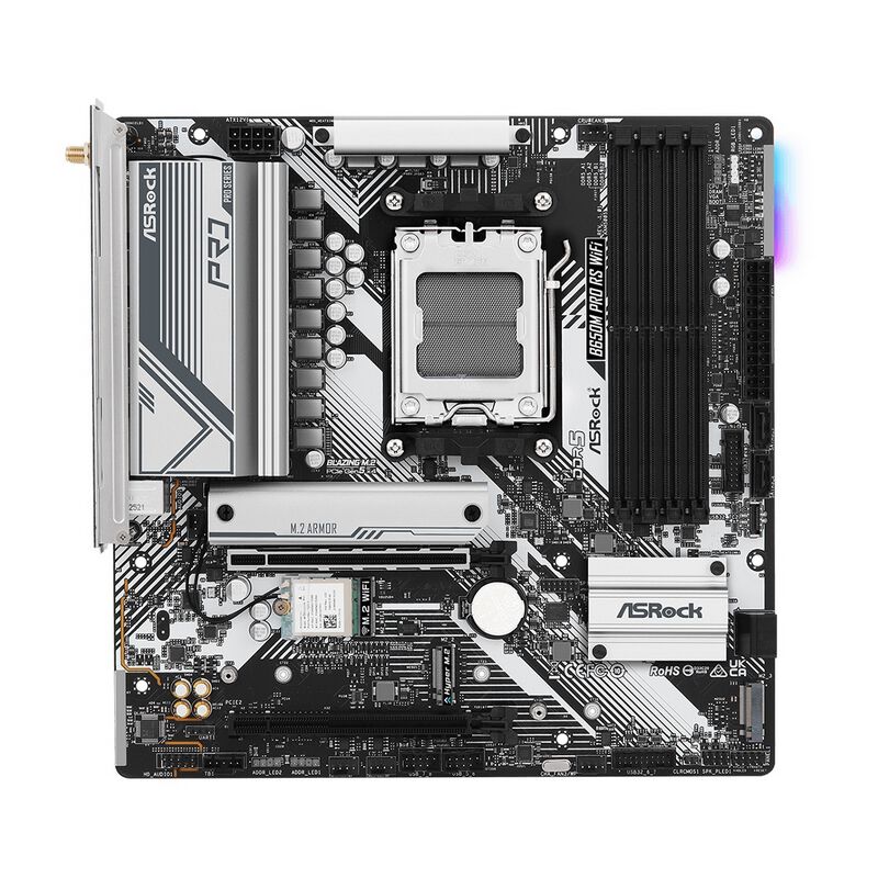 素敵な B650M ASRock Pro ドスパラ限定 MicroATX) AM5 (B650 WiFi RS マザーボード