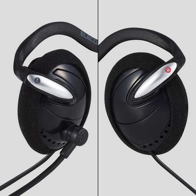 エレコム  HS-NB03STBK (タブレット用ヘッドセット ネックバンドタイプ) 