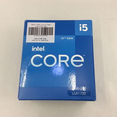 【浜松店】中古  INTEL Core i5 12600  (1700/3.3G/18M/C6/T12) 148612 