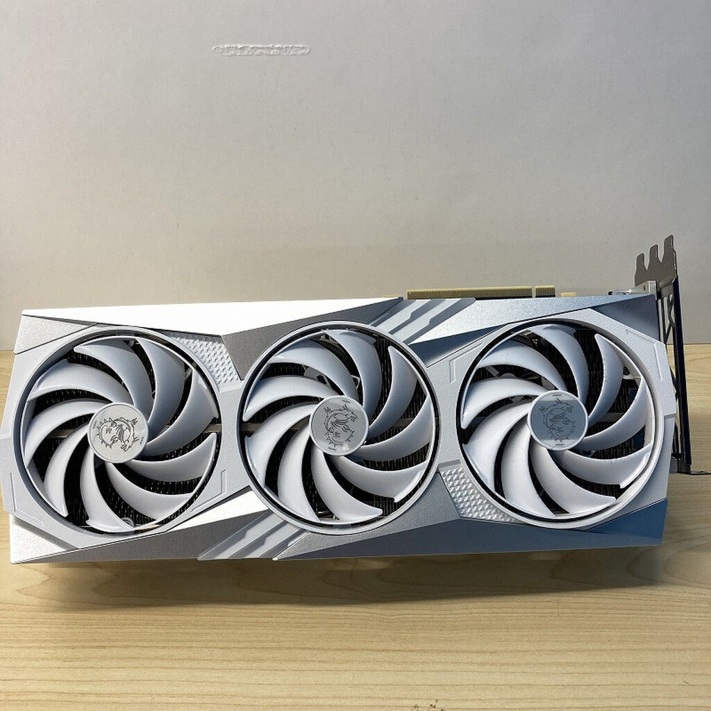 中古 MSI GeForce RTX 4070 Ti GAMING X TRIO WHITE 12G