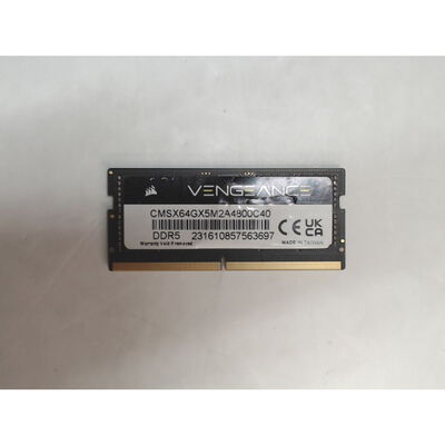 【前橋ｲﾝﾀｰｱｶﾏﾙ店】中古  CORSAIR VENGENCE　SODIMM DDR5(DDR5-4800 32GB)x1 4540001846 