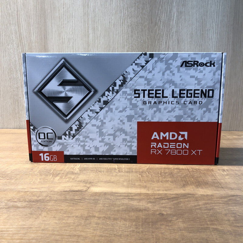 中古 ASRock RX7800XT SL 16GO RX7800XT Steel Legend OC (RX7800XT