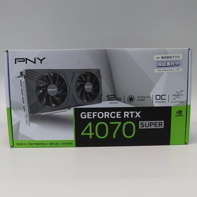 【札幌店】中古  PNY GeForce RTX 4070 SUPER 12GB VERTO OC VCG4070S12DFXPB1-O（RTX4070SUPER 12GB） 3480034713 