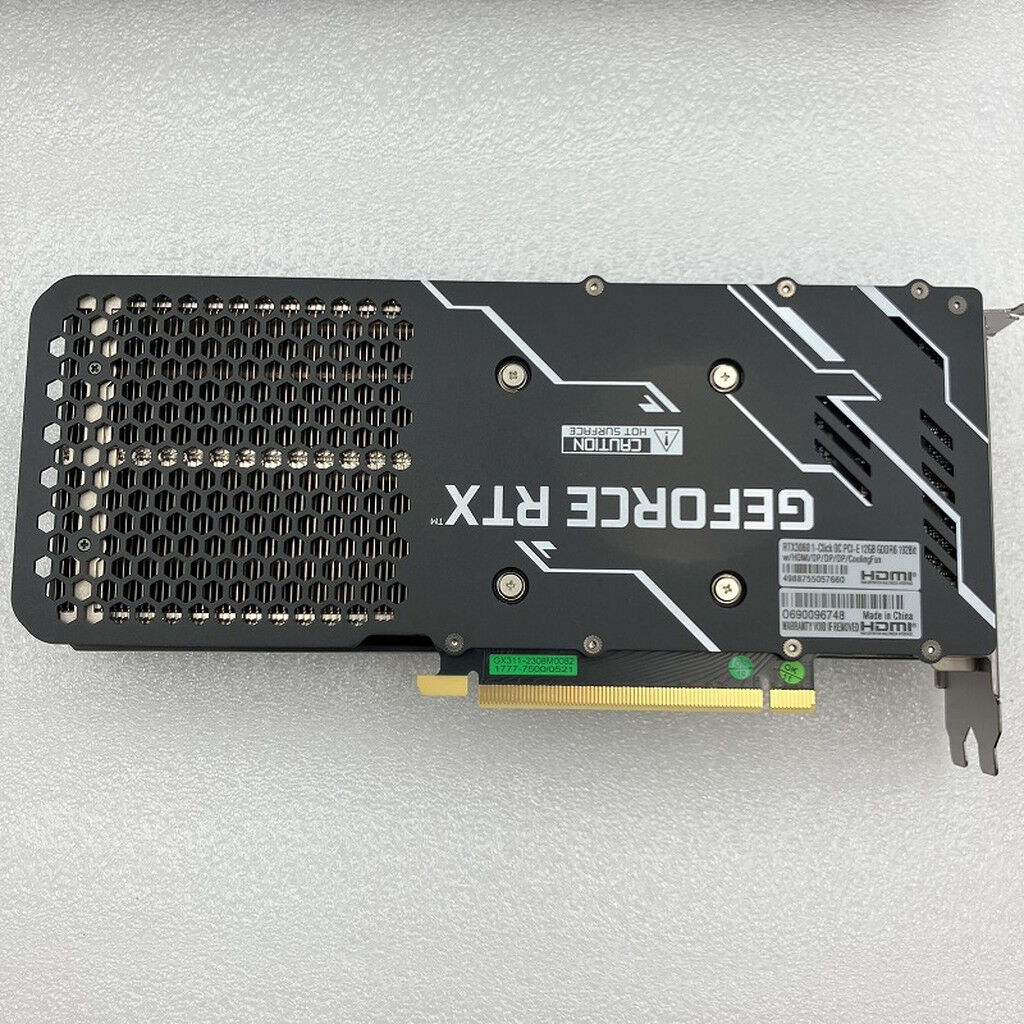 中古 玄人志向 GG-RTX3060-E12GB/OC/DF (RTX3060 12GB) 144779