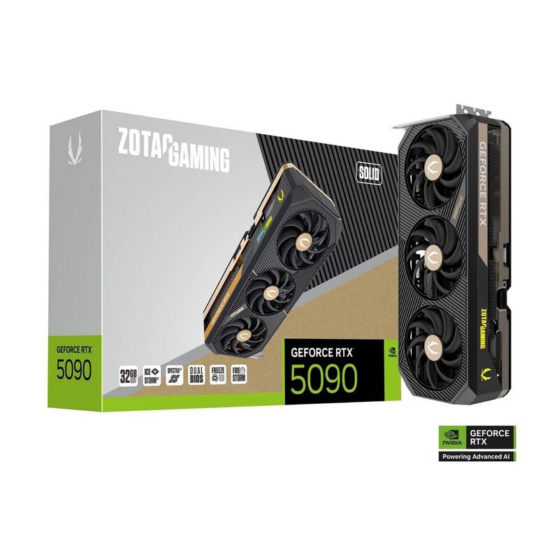 ZOTAC ZT-B50900D-10P/NV (ZOTAC GAMING GeForce RTX 5090 SOLID 32GB