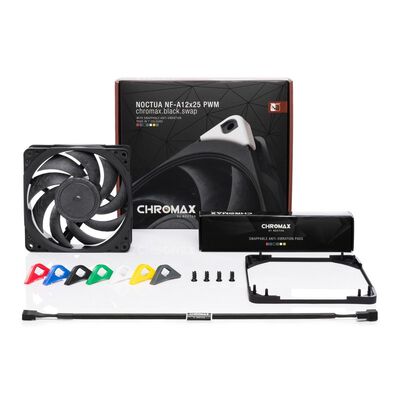 noctua  NF-A12X25 PWM chromax.black.swap 