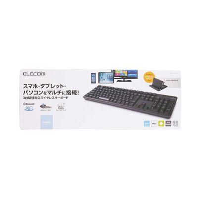 エレコム  Bluetooth 5.0メンブレンフルキーボード TK-FBM112BK 