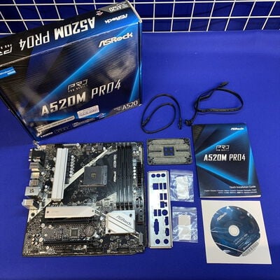 【横浜駅前店】中古  ASRock A520M Pro4 (A520 AM4 mATX DDR4) 143666 