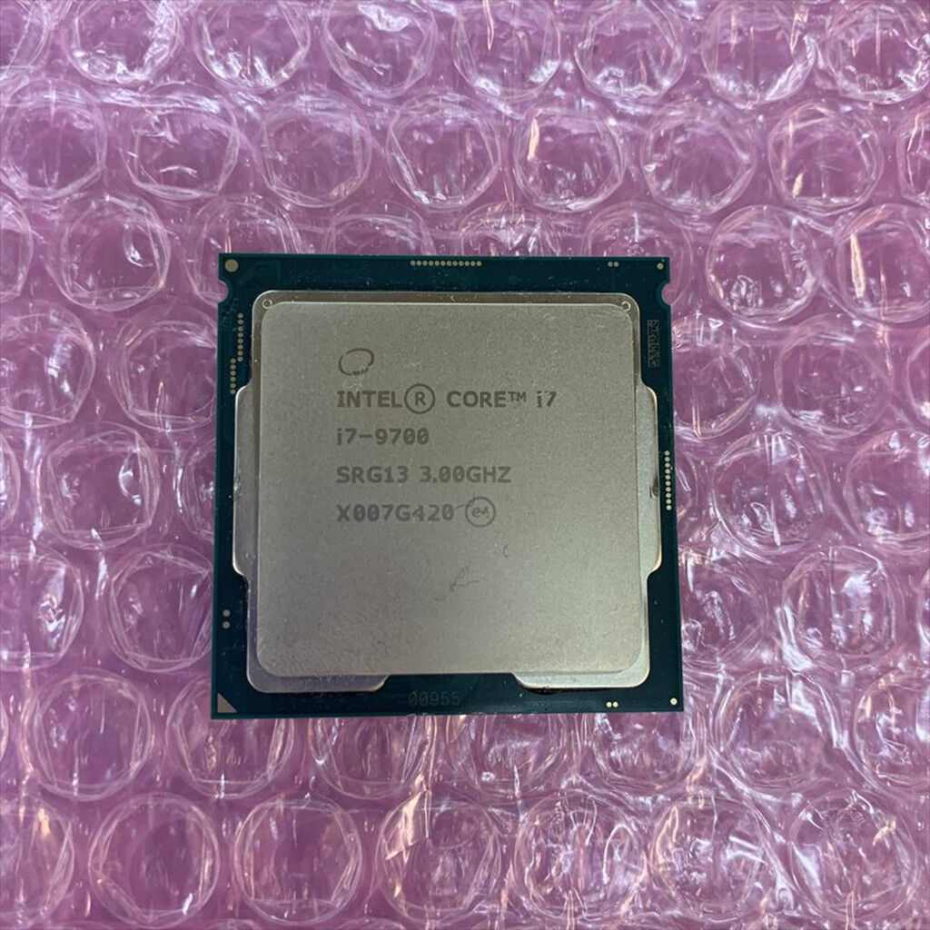 中古 Intel Core i7 9700 (1151/3.00GHz/12M/C8/T8) 140316 （403894