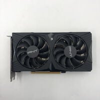 中古  PNY GeForce RTX 4060 8GB VERTO ダブルファン VCG40608DFXPB1（RTX4060 8GB） 3480041242 