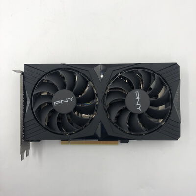 【福井日之出店】中古  PNY GeForce RTX 4060 8GB VERTO ダブルファン VCG40608DFXPB1（RTX4060 8GB） 3480041242 