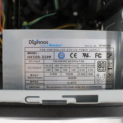 【通販センター】中古  THIRDWAVE Magnate EM041(Intel Core i5 9400/16GB/SSD500GB/なし/オンボード/W11H64 MAR) 189191 