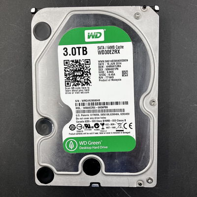 【大須店】中古  Western Digital WD30EZRX-00D8PB0（3.5インチ HDD 3TB SATA） 3480035341 