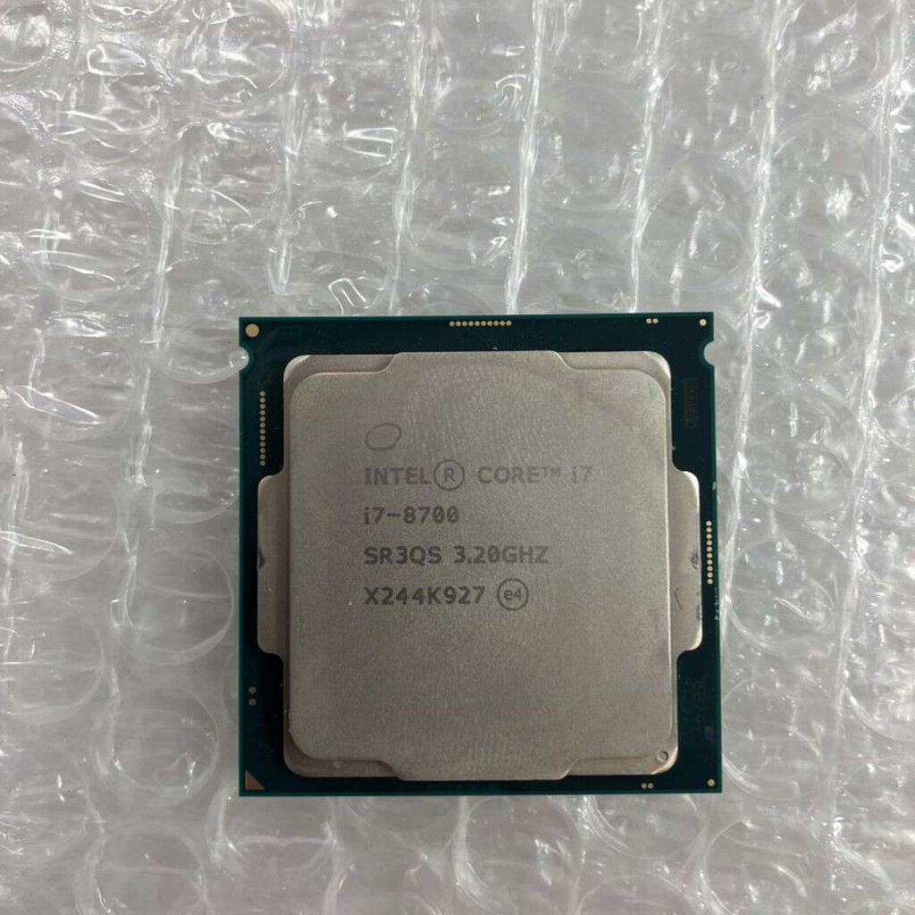 中古 INTEL Core i7 8700 (1151/3.20GHz/12M/C6/T12) 3410015078