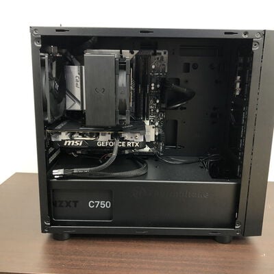 【福山ココローズ店】中古  自作PC(i5 14400F/32GB/SSD1TB/RTX4060Ti 8GB/W11H) 5090001156 