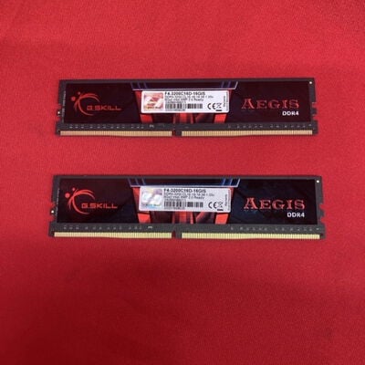 【千葉店】中古  G.SKILL　8GB 2枚組(合計16GB) PC4-25600/DDR4-3200 デスクトップ用 3250006255 