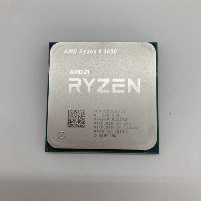 中古 AMD Ryzen 5 3600 (AM4/3.6/35M/C6/T12/65W) 140027 （402420