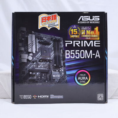 【通販センター】中古  ASUS PRIME B550M-A (B550 AM4 mATX DDR4) 142903 