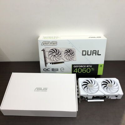 【福山ココローズ店】中古  DUAL-RTX4060TI-O8G-EVO-WHITE 5090000780 