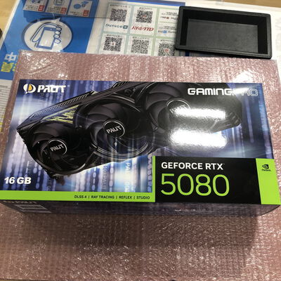 【宮崎恒久店】中古  Palit RTX5080 GamingPro 16GB (NE75080019T2-GB2031A) 5160000588 