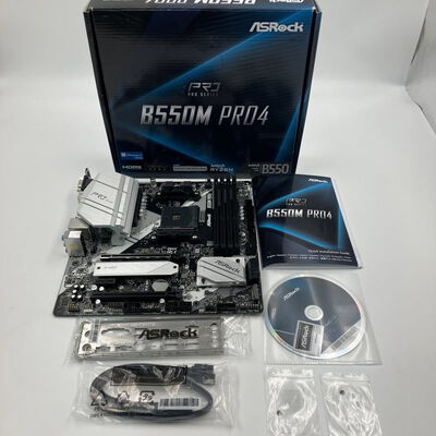 【なんば店】中古  ASRock B550M Pro4 (B550 AM4 mATX DDR4) 142938 