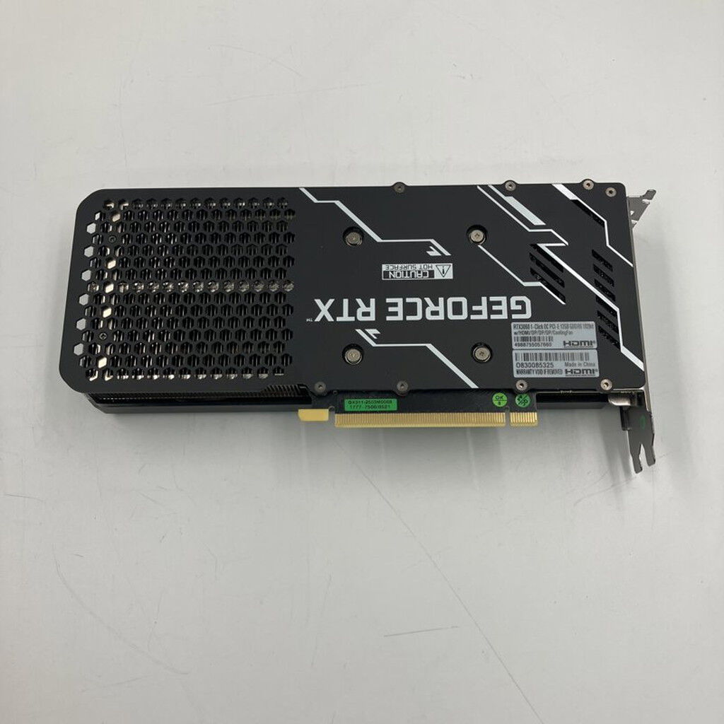 玄人志向 美品 2台 RTX3060 12GB 中古 玄人志向 GG-RTX3060-E12GB/OC/DF (RTX3060 12GB) 144779