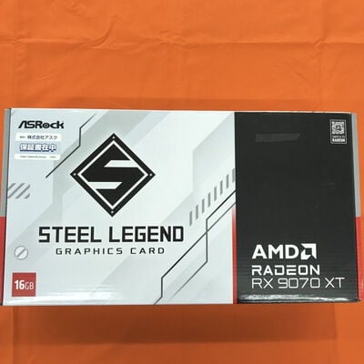 【なんば店】中古  ASRock RX9070XT SL 16G Steel Legend 16GB (RX9070XT 16G) 176937 