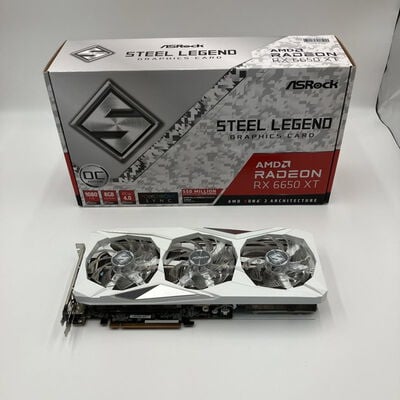 【なんば店】中古  ASRock RX6650XT SL 8GO(RX6650XT SteelLegend 8G OC 3280023678 