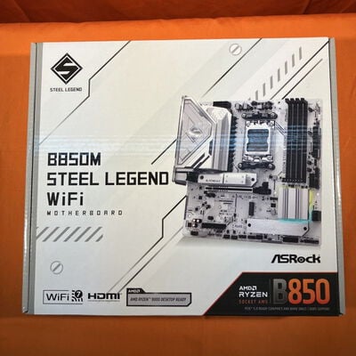 【なんば店】中古  ASRock B850M Steel Legend WiFi (B850 AM5 mATX) 175468 