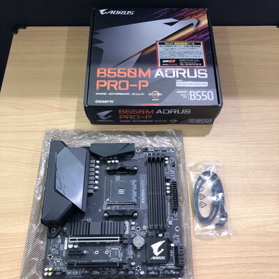 【甲府飯田店】中古  GIGABYTE B550M AORUS PRO-P (B550 AM4 mATX DDR4) 4720001445 