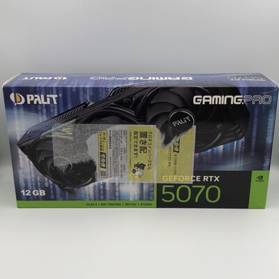 【甲府飯田店】中古  Palit NE75070019K9-GB2050A GamingPro (RTX5070 12G) 176909 