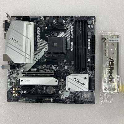 【京都店】中古  ASRock B550M Pro4 (B550 AM4 mATX DDR4) 142938 
