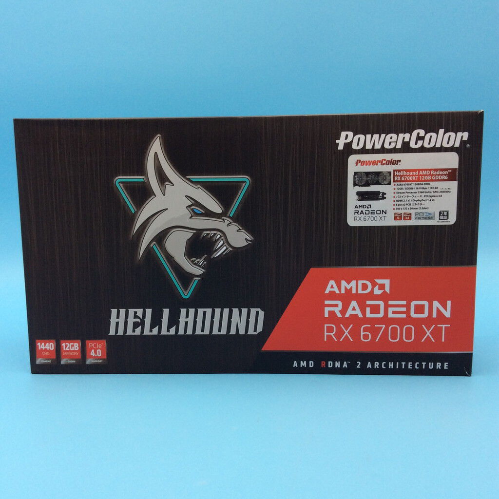 中古 PowerColor AXRX 6700XT 12GBD6-3DHL (RX6700XT 12GB) 144983