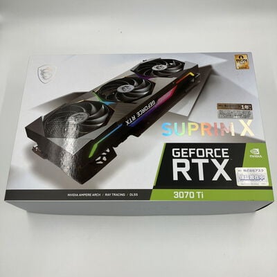 【なんば店】中古  MSI GeForce RTX 3070 Ti SUPRIM X 8G (RTX3070Ti 8GB) 3280022303 